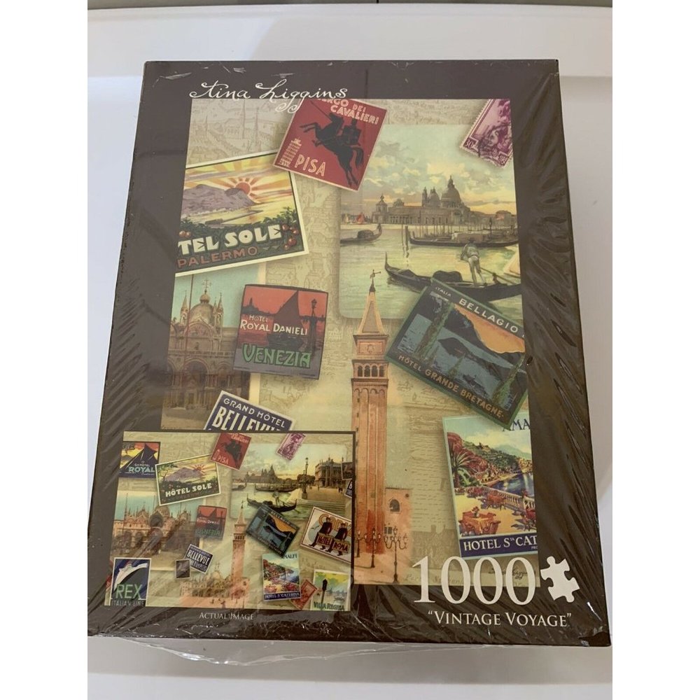 New Tina Higgins 1000 Piece‎ Puzzle Vintage Voyage